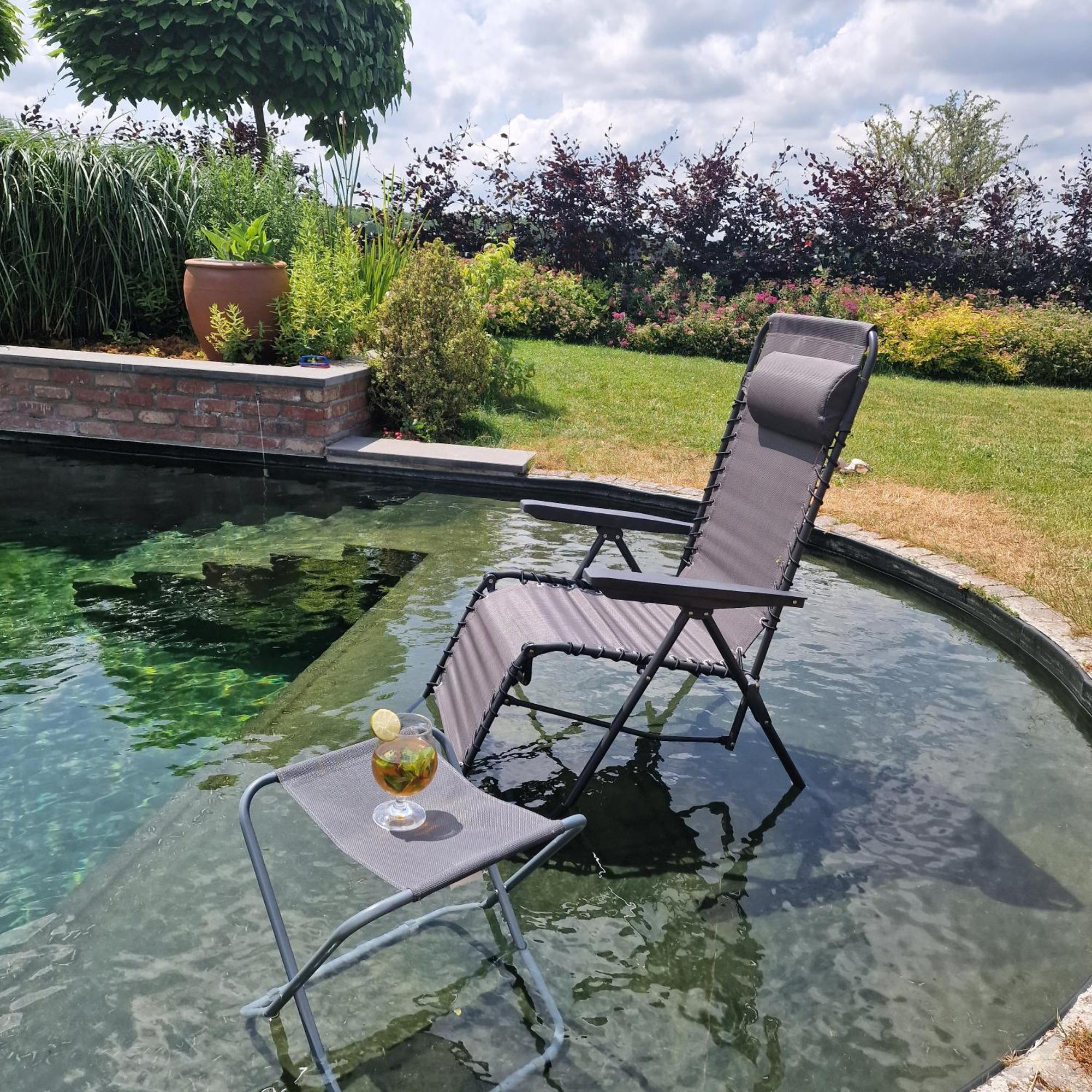 Hotel Gite Avec Piscine La Buissiere - Fernelmont à Pontillas Extérieur photo